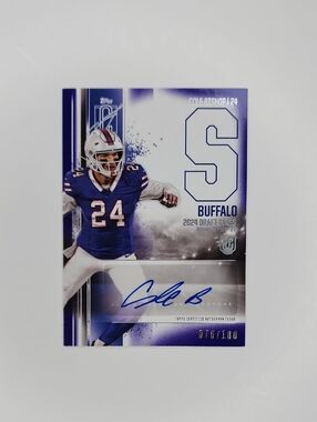 Cole Bishop ~ 2024 Topps ~ Draft Signature Class ~ Rookie ~ Numbered 076/100